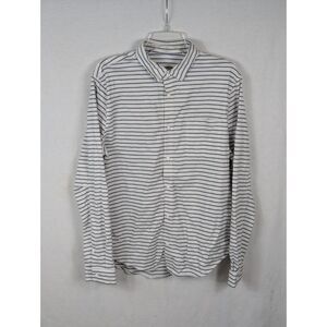 Lululemon Commission Striped Button Down Shirt Men's Size Medium